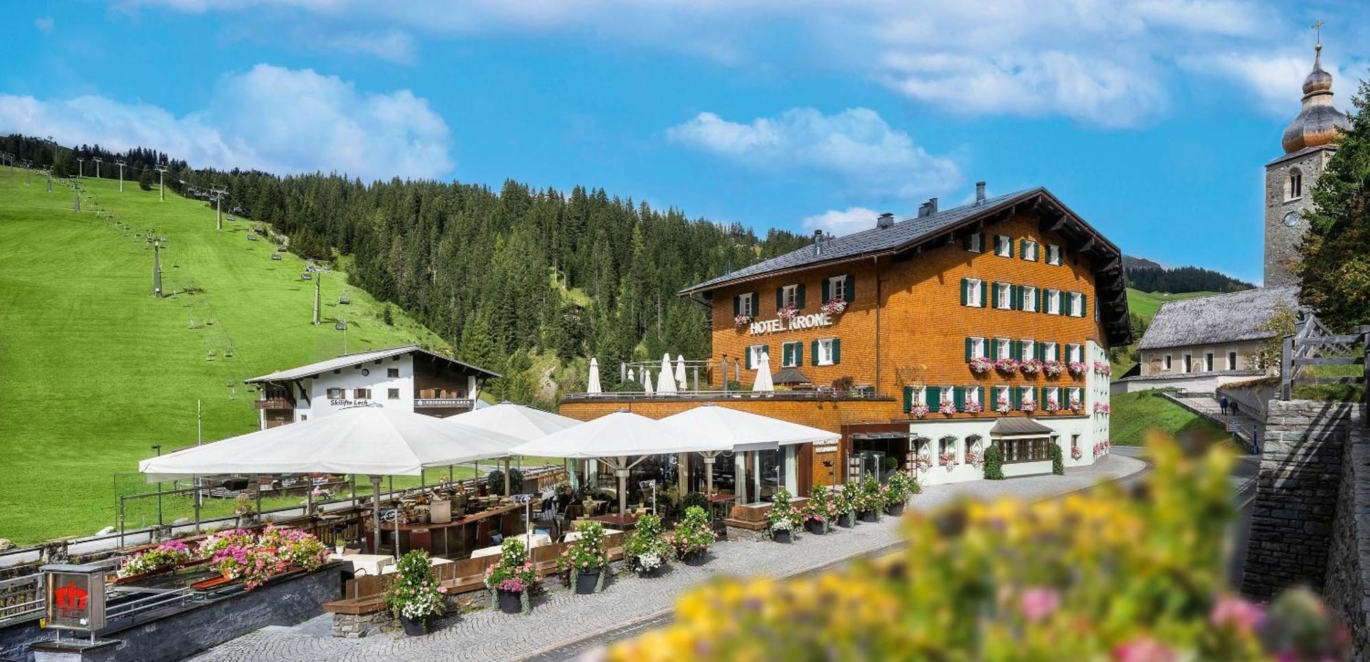 Die Krone Von Lech - Romantikhotel - Luxushotel In Bester Lage Exterior photo